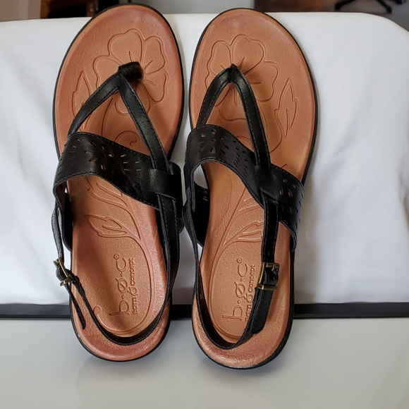 boc Shoes - BOC Born Concept Black Sandals, Size 9